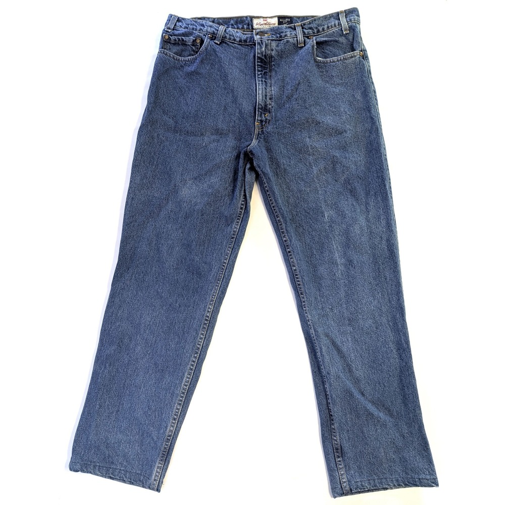Levis 540 Relaxed Fit Jeans Mens 40x30 Medium Wash Made in USA Brown Tab Vintage